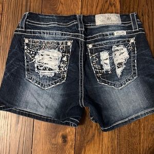 COPY - Miss me denim shorts. Never worn.  Color is slightly lighter than pic